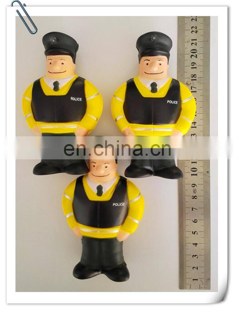 new hot sale high quality PU stress ball police funny toy/customed PU promotional gift