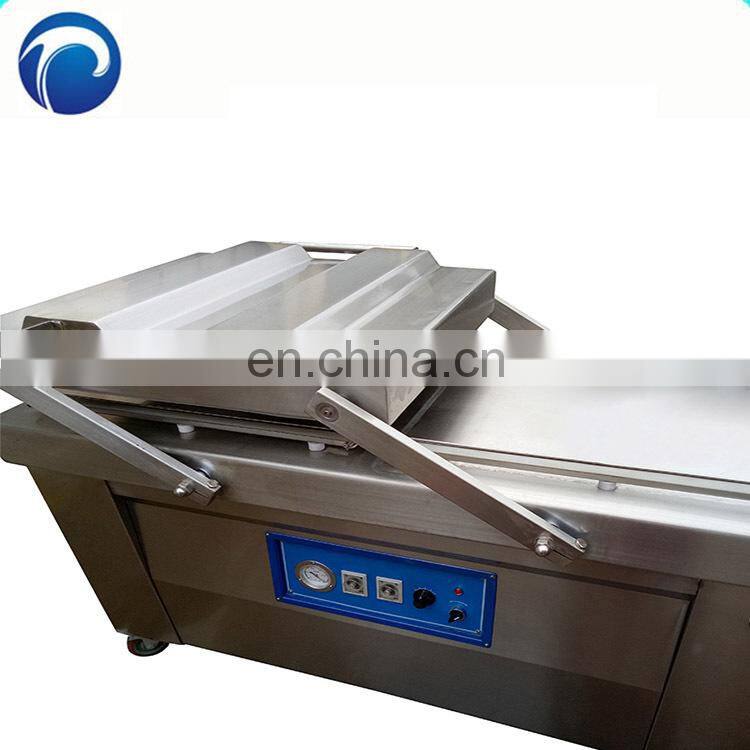 Double chamber vacuum packing machine for meat,beef,sea food,tofu,mushroom,peanut,rice,chicken