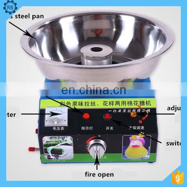 Hot selling Commercial gas cotton candy floss machine with cart