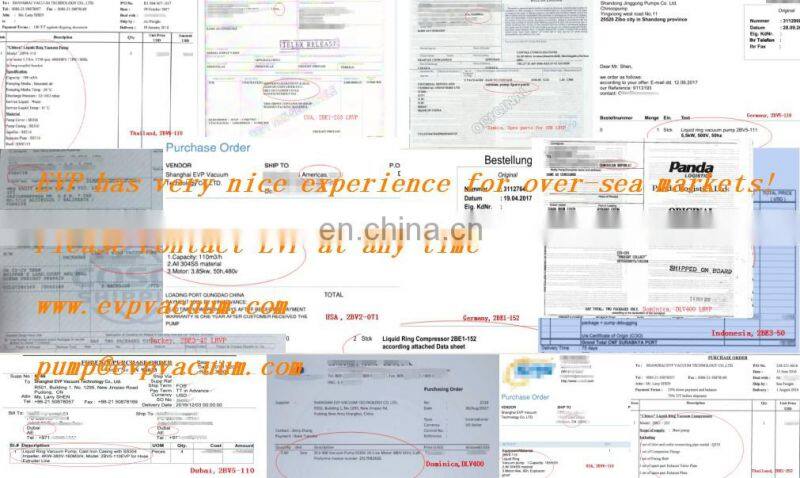 2bv5 7.5kw pharmacy plant use mechanical seal water ring vacuum pump