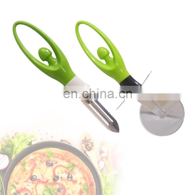 Wholesale Kitchen Accessories Good Grips Stainless Steel Sharp Pizza Cutter Wheel Fruit Potato Peeler Kitchen Tool