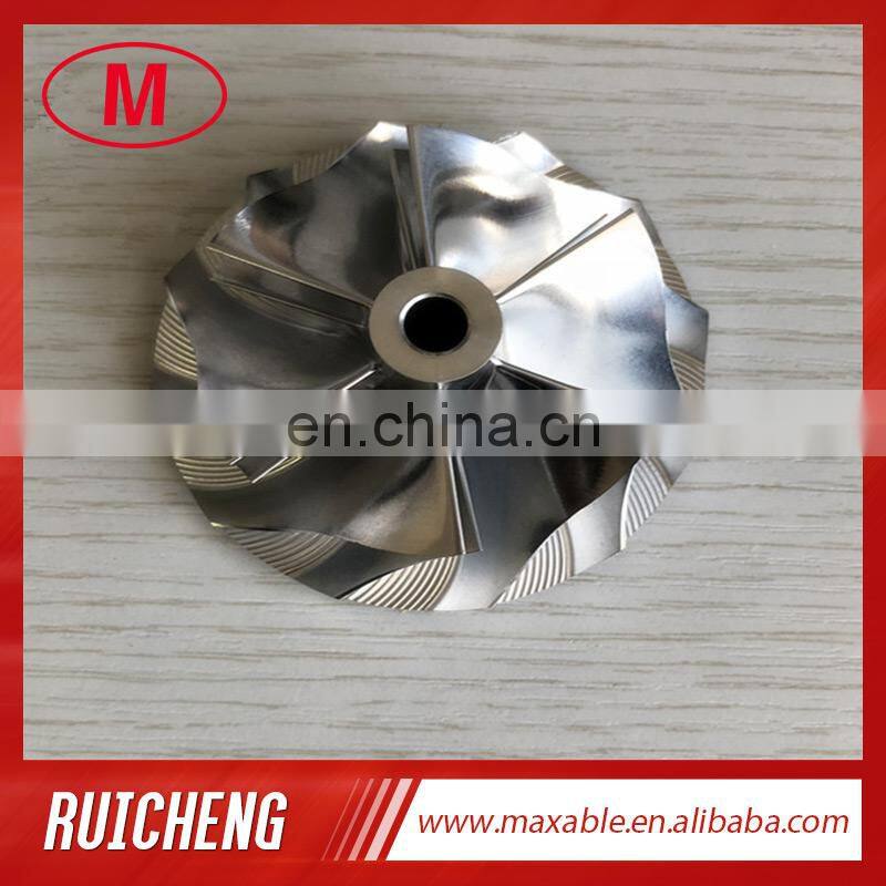 TD05H 20G reverse 6+6 blades 52.56/68.01mm 49179-43400 reverse Turbo milling/aluminum 2618/billet compressor wheel