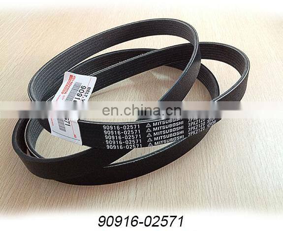for PRADO bando fan belt for car oem:90916-02571