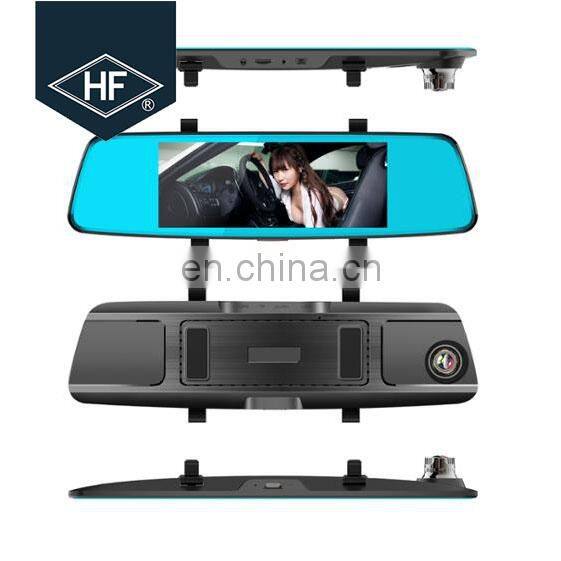1080P Car vehicle Rearview DVR 7.0" 3G Android 5.0 BT GPS Navigation WiFi FM Dual real time Camera F23