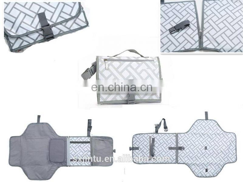 Mommy Travel Foldable Waterproof Organizer Kit Baby Portable Changing Station Pad Diaper Changer Mat