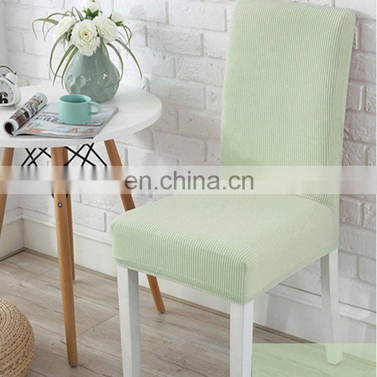 ruffled chair cover high quality elastic chair cover