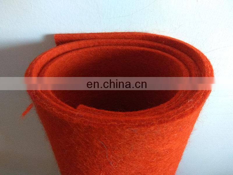 Recycled thin super quality 100% wool felt fabric and pressed wool felt