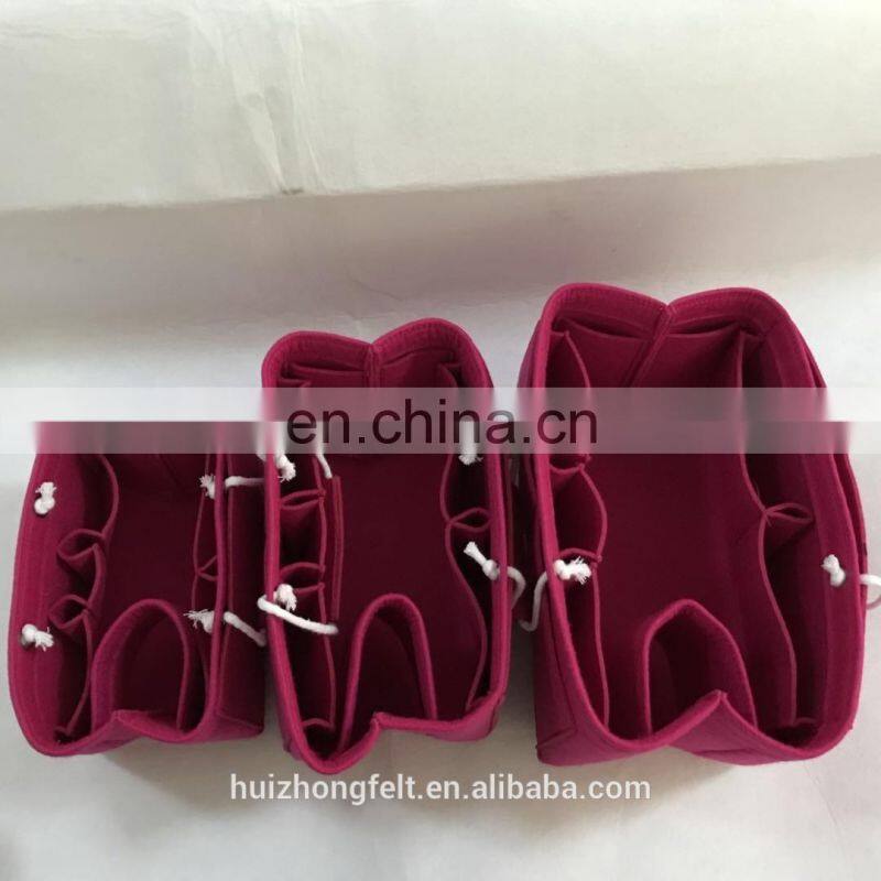 Felt Cosmetic Make Up Handbag Purse Organizer Bag