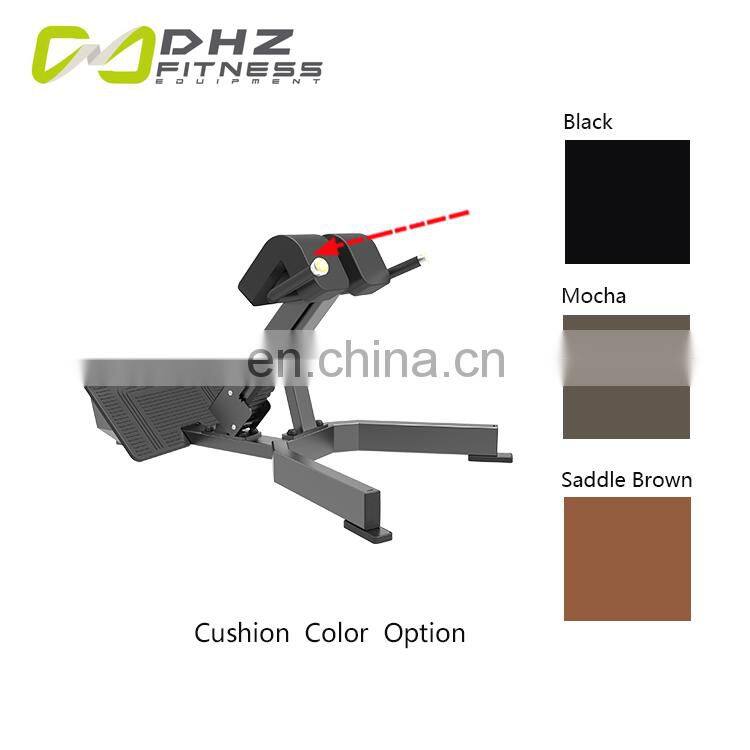 Hot Sales Pin Loaded E3045 Back Extension Benches Gym Equipment Strength Training