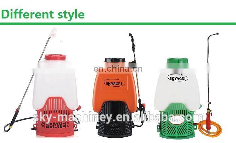 20L foot pump pesticide battery operated sprayer for agriculture