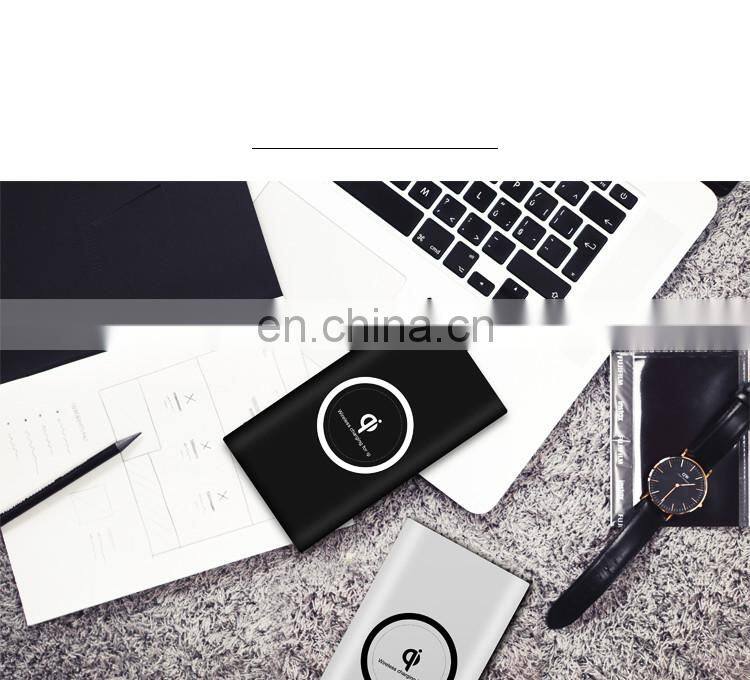 Wireless Powerbank 10000mah Fast Charging portable 20000 mAh Smart Wireless Solar Charger Powerbank