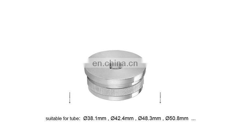 Stainless steel hammer hit end cap with m8 thread