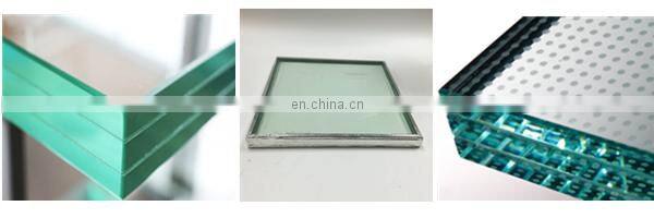 safety tempered toughened laminated glass for outdoor balcony railing handrail with aluminum and stainless steel fittings price