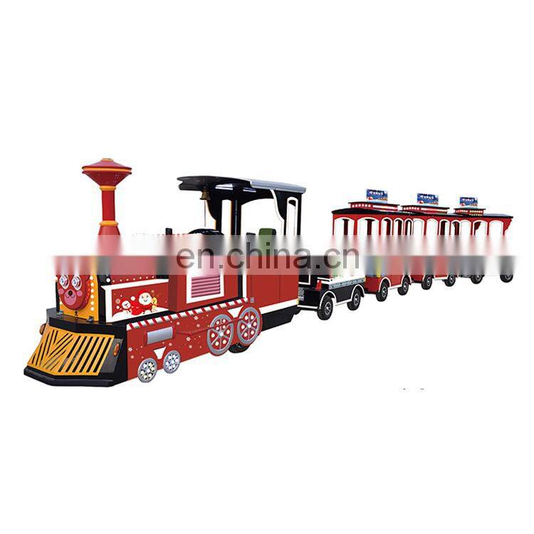 outdoor carnival amusement park shopping mall christmas train rides
