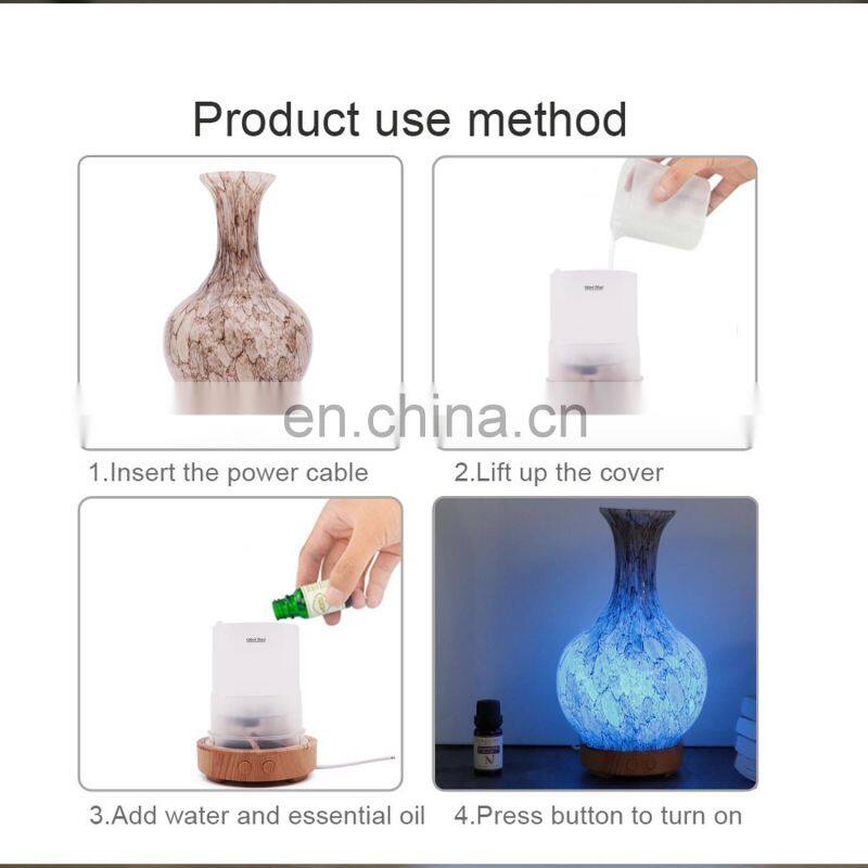 2020 New idea amazon style industrial yoga spa led aroma diffuser
