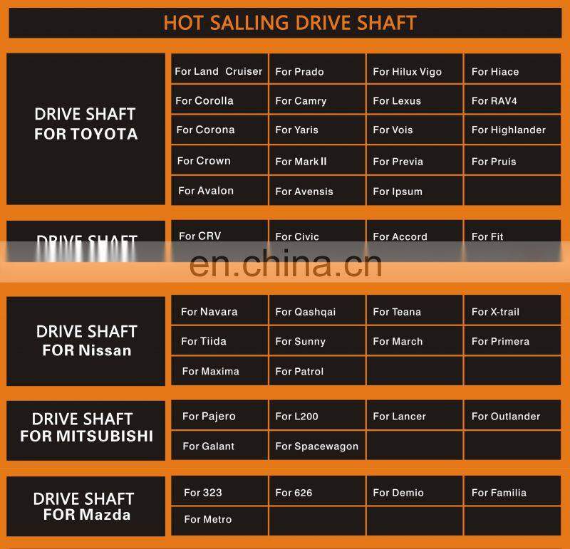 EEP Brand Half Axle Drive Shaft Cheap Price For MAZDA M6 C-MZ053A-8H