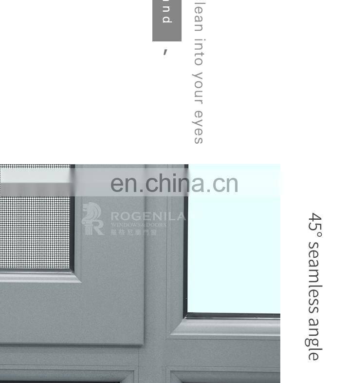 High Quality Large Thermal Break FrameTwo Panel Aluminum Frame Casement Window