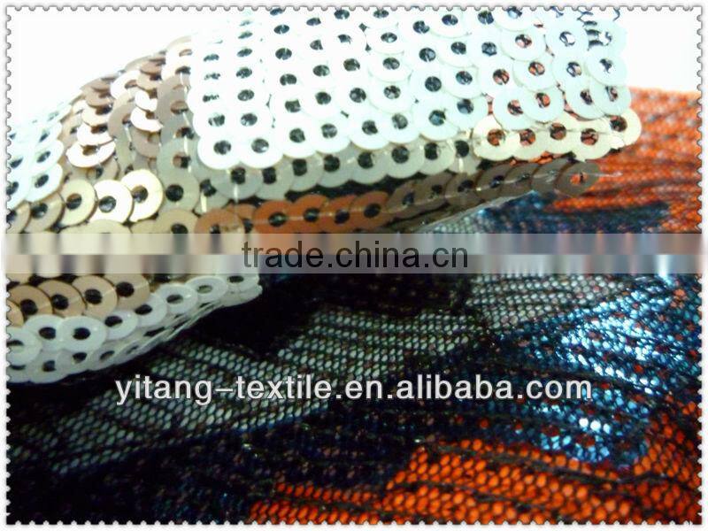 Champagne sequin fabric