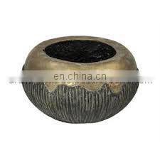 gold plated flower vase