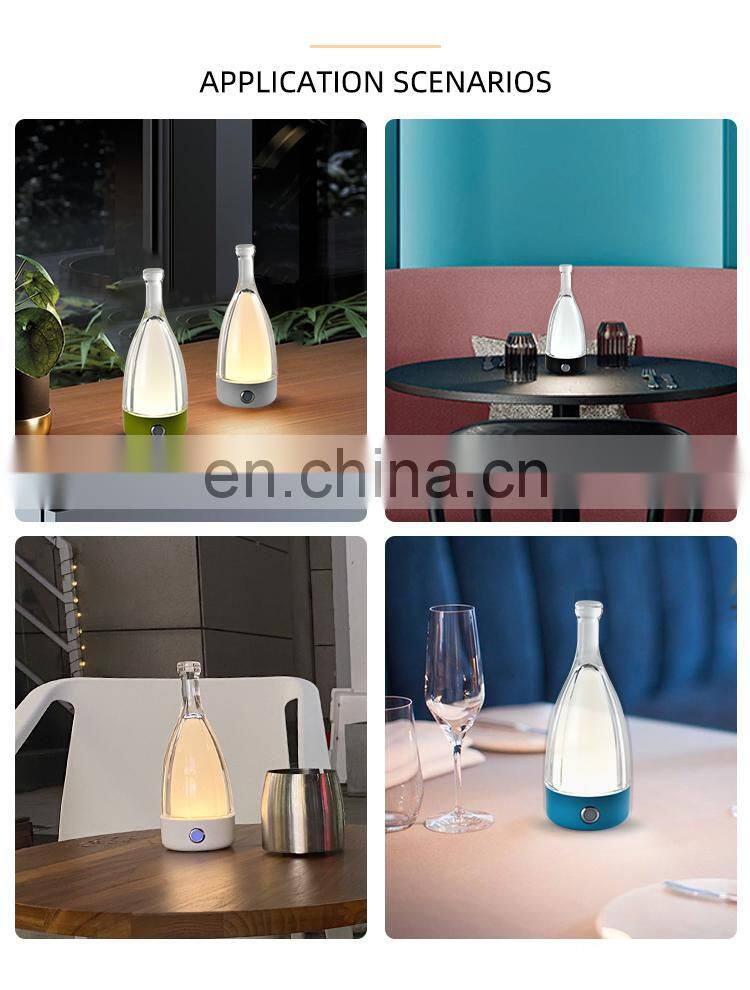 HUAYI Fashion Design Portable Modern Cafe Dining Room Acrylic Decorative 4W Desk Lamp LED Table Light