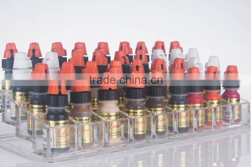 Acrylic Pigment Holders For Permanent Makeup, 36 holders ink holders