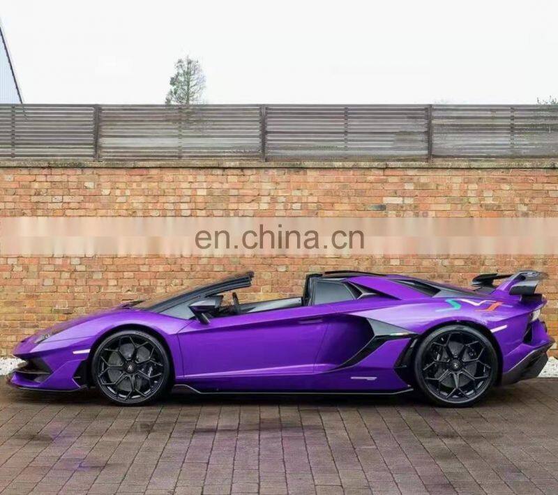 Runde For Lamborghini Aventador LP700 LP720 Upgrade LP750 SVJ Style Body Kit Front Bumper Rear Bumper Hood Side Skirt Spoiler