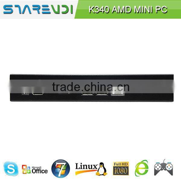 cheap&fine mini nettop pc ubuntu mini pc k340 amd 1.7ghz dual core cpu excellent quality and reasonable price
