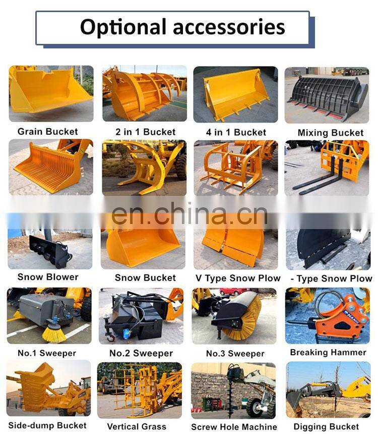 Factory export Construction mining use 5 ton ZL50/956 compact mini loader Pay Loader front loaders