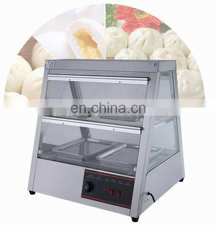 Commercial Food Warmer Display Case glass food warmer display showcase Models and Sizes are Available for Canteen Restaurant