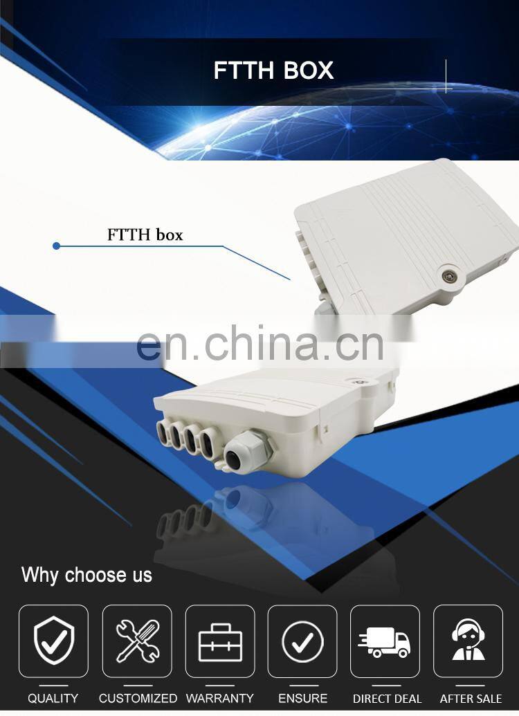 Manufacturer Price 4/8/12/16/24/48 Cores FTTH Fiber Optic Termina Box