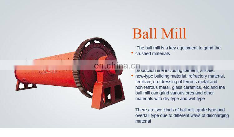 Hot Sale Ore Grinding Machine Ball Mill for Gold and Copper Mining