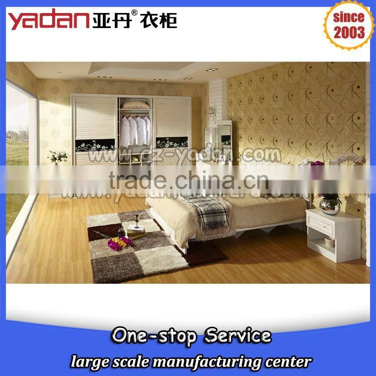 Modern bedroom design hotel/home bedroom sets MDF customer made furniture