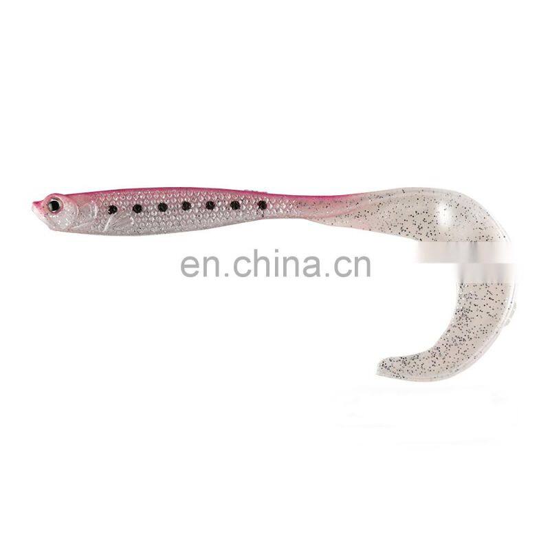 JOHNCOO 12cm 6g Large Soft Fish 4pcs Realistic Plastic Fish Pike Soft Fish Lure