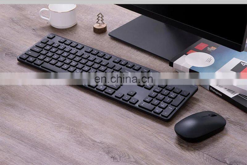 Originalixiao mi RF 2.4GHz Wireless Office Keyboard Mouse Set 104 Keys PC Mac Compatible Portable Keyboard
