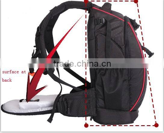 anti-theft durable fashion polyester camera backpack