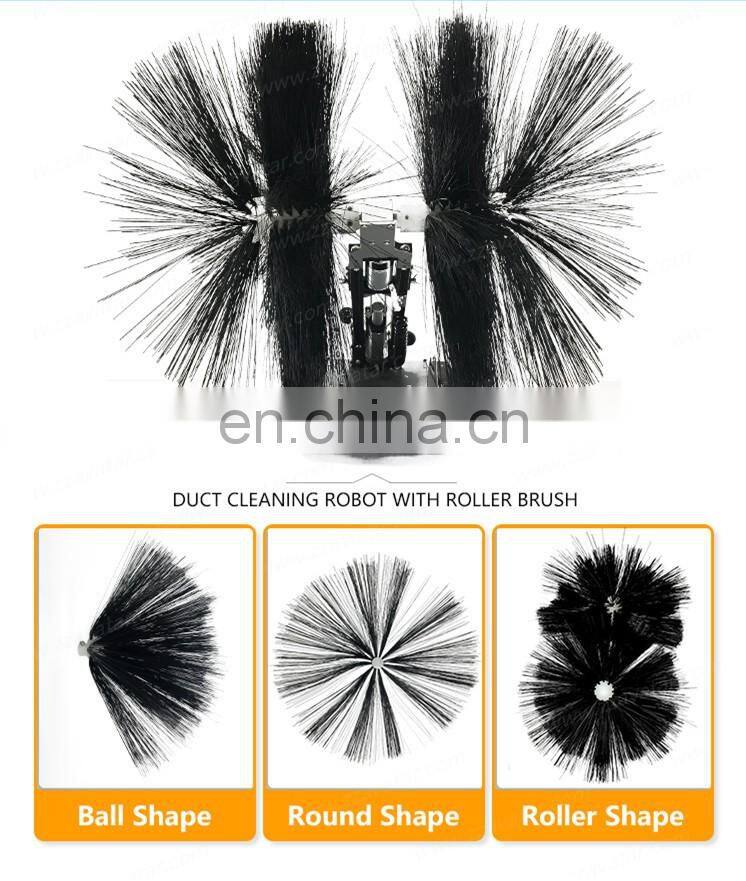Nylon Brush Sweeping Cleaning Duct Machine