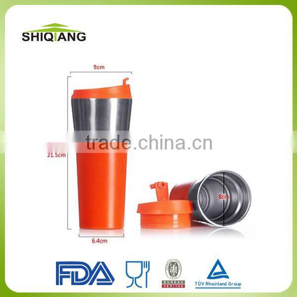450ml stainless steel inner travel coffee thermal mugs tumblers