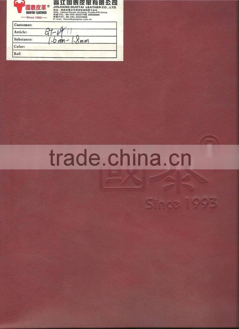 Genuine crazy horse cow leather for leather notebook cover