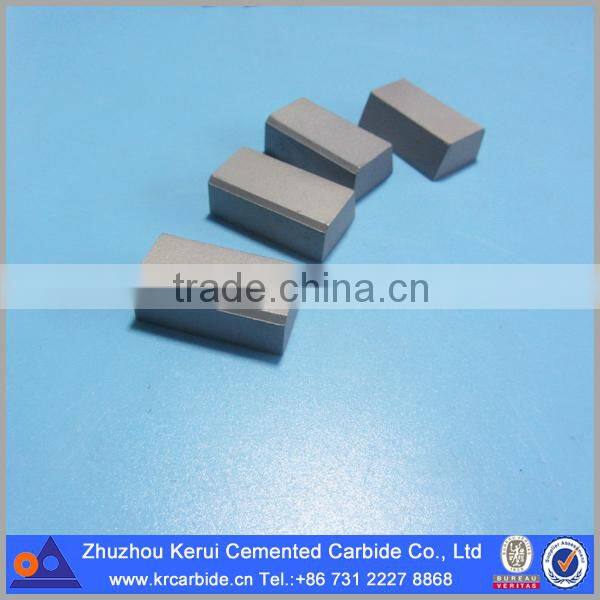 Type C brazed tips sintered carbide tips for turning tools supply direct from Zhuzhou manufacturer