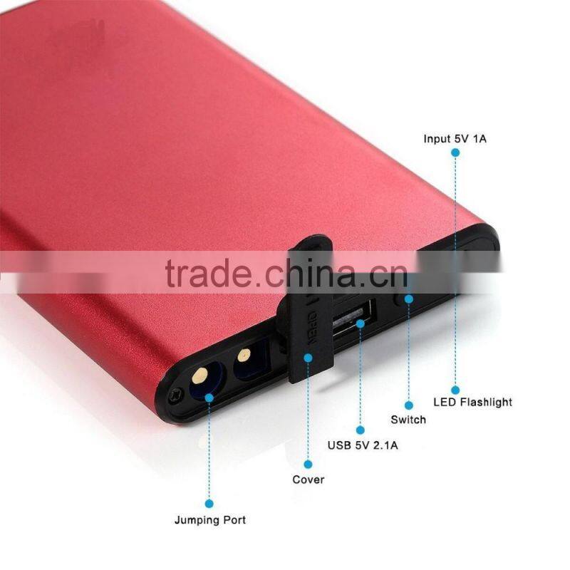 famous brand mobile jump starter power bank 10000mAh