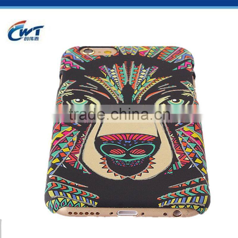 Graphic luminous mobile phone cover 3d for i phone6 plus phone case tpu pc