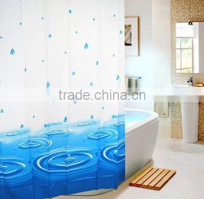 PVC Custom Printed Shower Curtain Liner