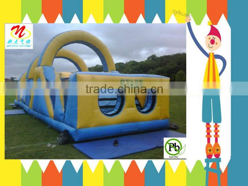 0.55mm pvc inflatable games obstacle course