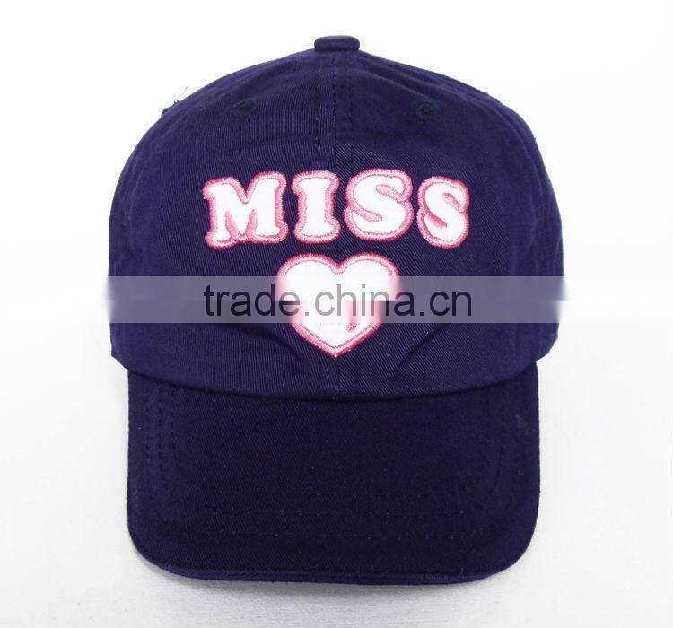 custom cotton kids cap children baseball cap