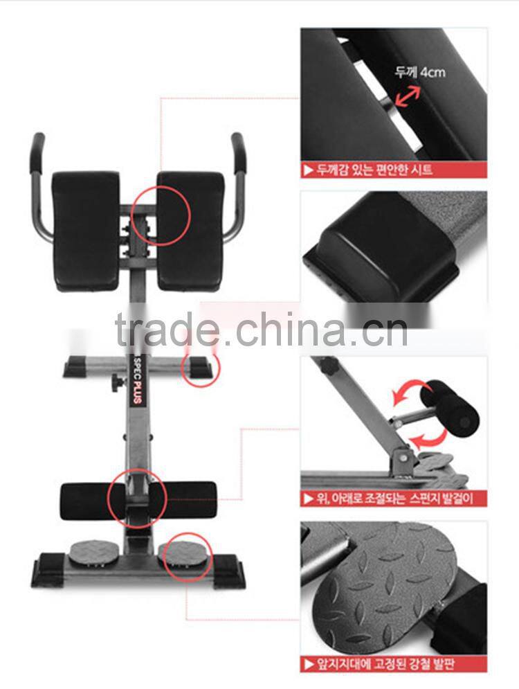 best selling back stretching muscle exercise Chair/popular commercial roman chair