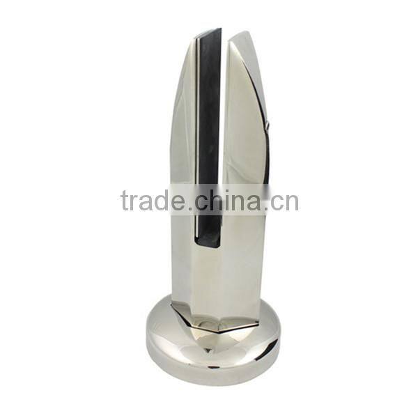 Safe square frameless glass spigot fitting