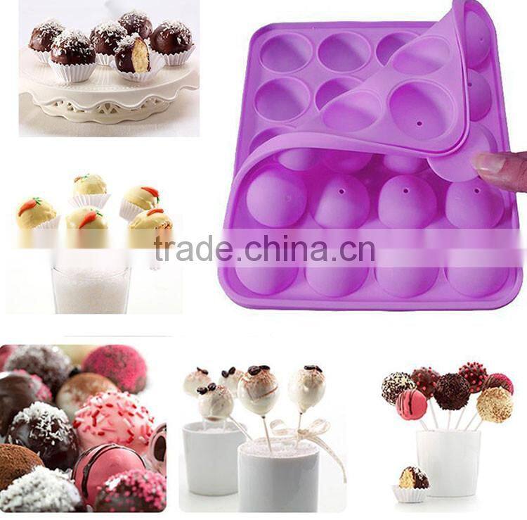 2016 hot sale silicone flower cake pan with CE certificate