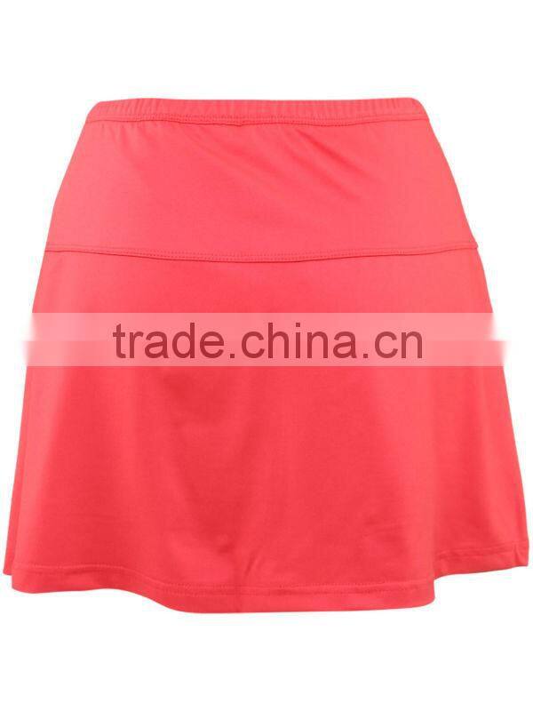 ladies fashion custom made hot sales tennis skirt