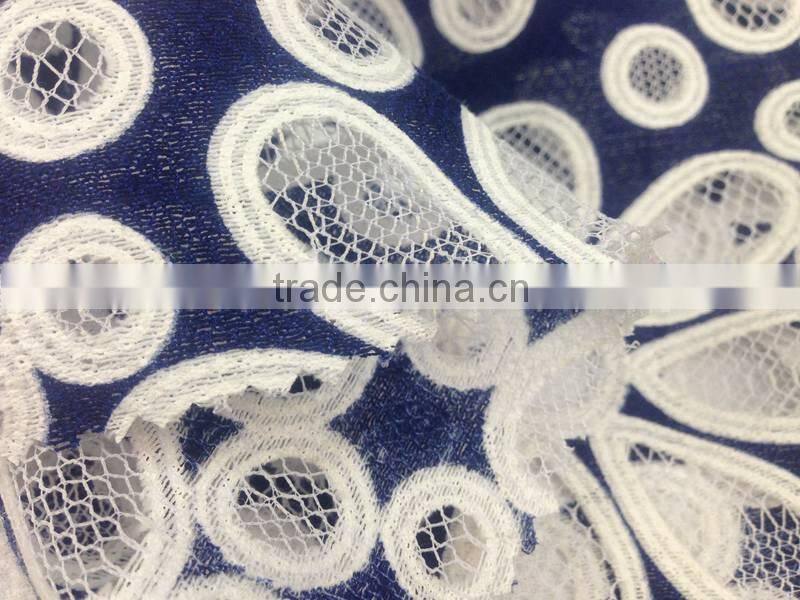 Hot sale burn out fabric printed warp fabric