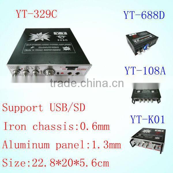 jazz music car amplifier YT-329C support USB/SD